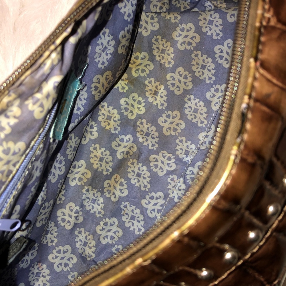 Kathy Van Zealand Large Duffle Style  Weekender Shoulder Purse Satchel Bag - Picture 7 of 16